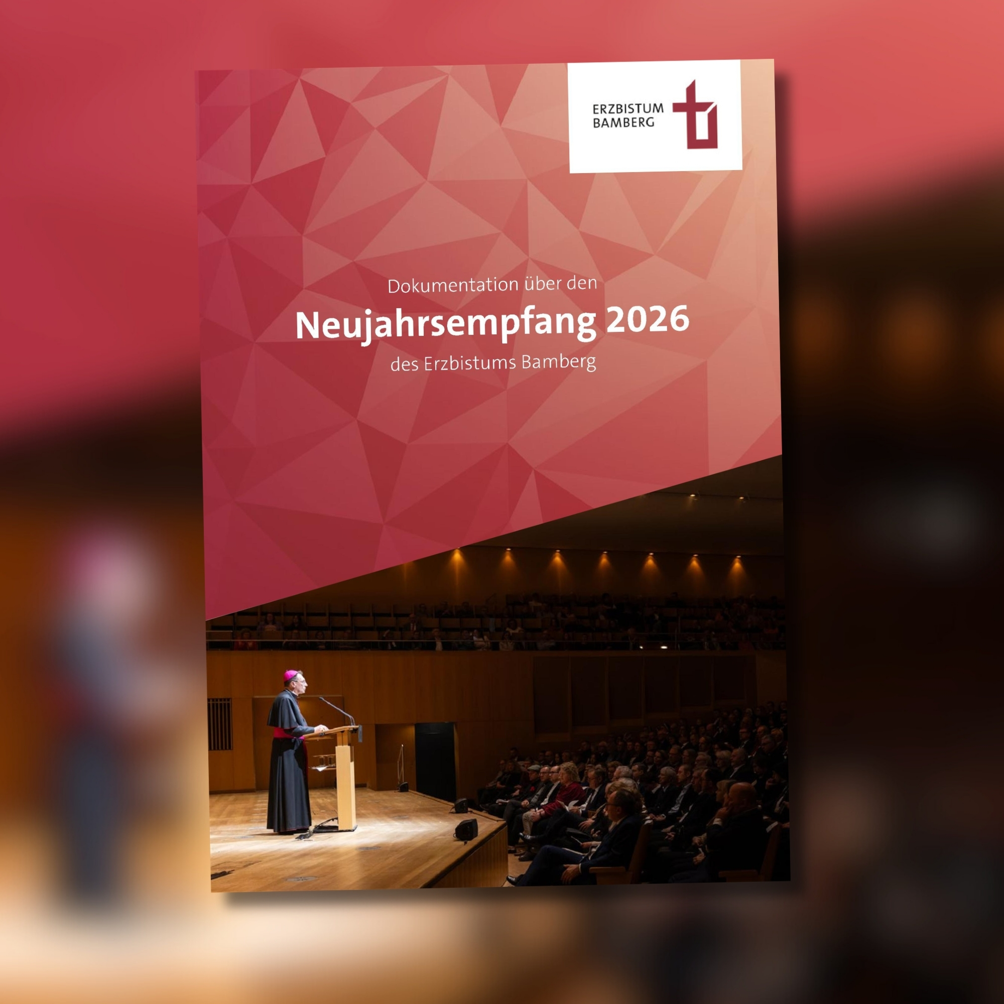 Das Cover der 'Dokumentation über den Neujahrsempfang 2026 des Erzbistums Bamberg'