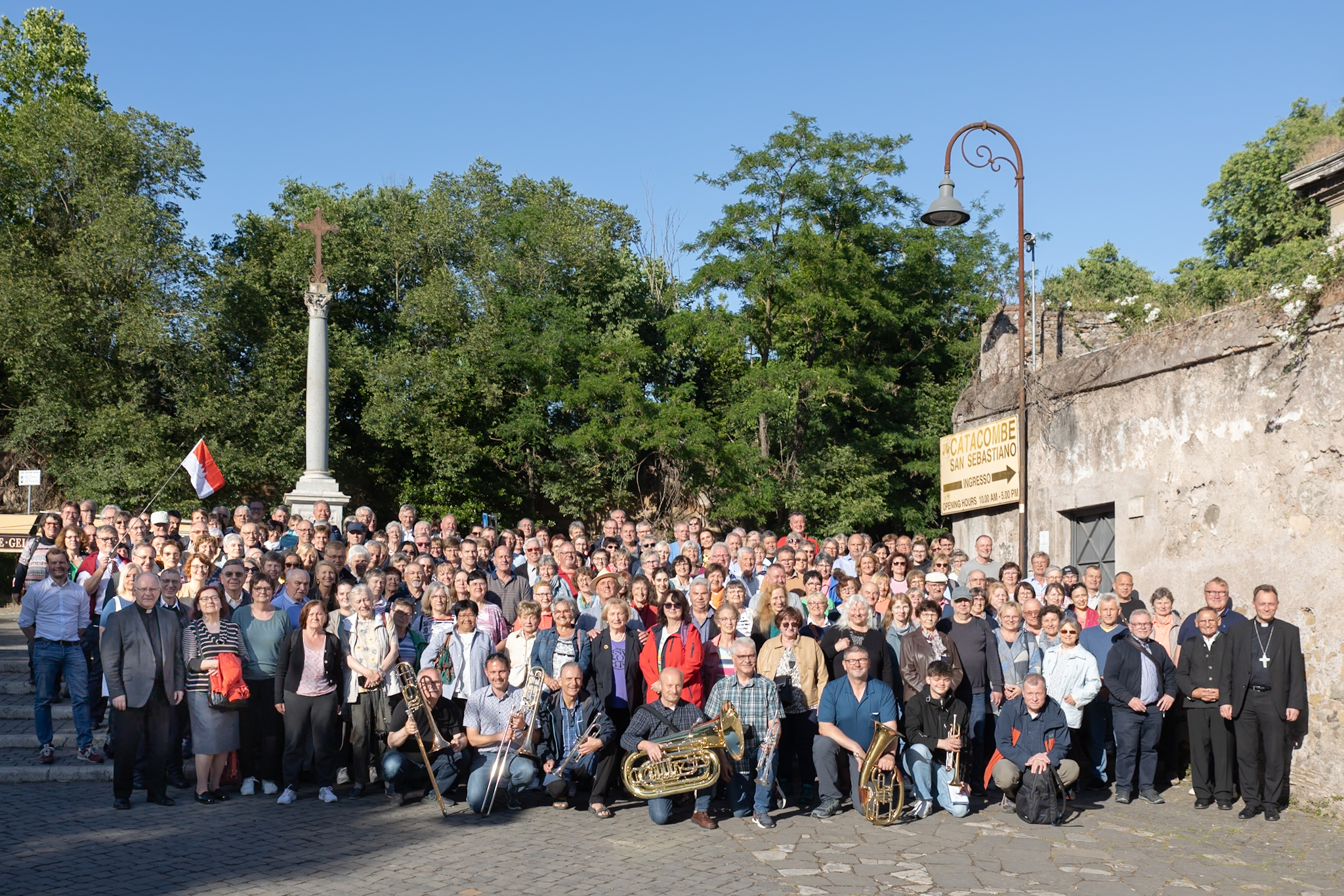 Die Bamberger Pilgergruppe in Rom