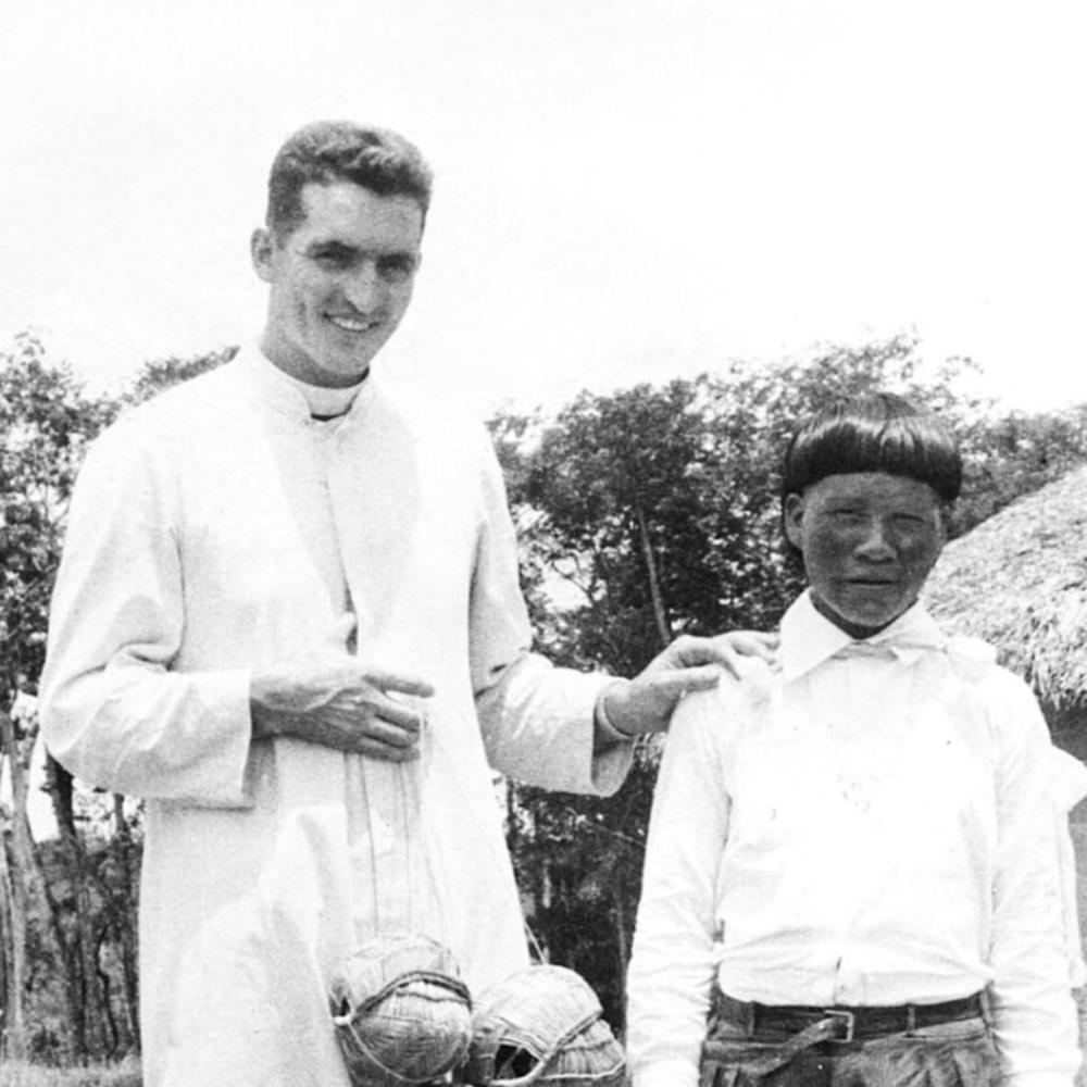 Pater Lunkenbein (links) und Simão Bororo
