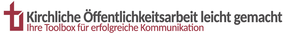 Schriftzug im Kopf der Homepage der Toolbox für Öffentlichkeitsarbeit des Erzbistums Bamberg